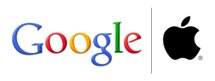 Google and Apple logo